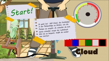 Sandra and Woo in The Cursed Adventure Screenshot